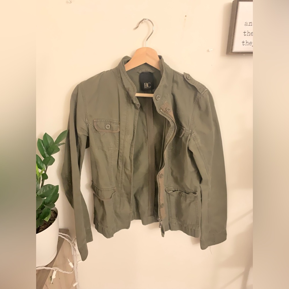 Dark green jacket